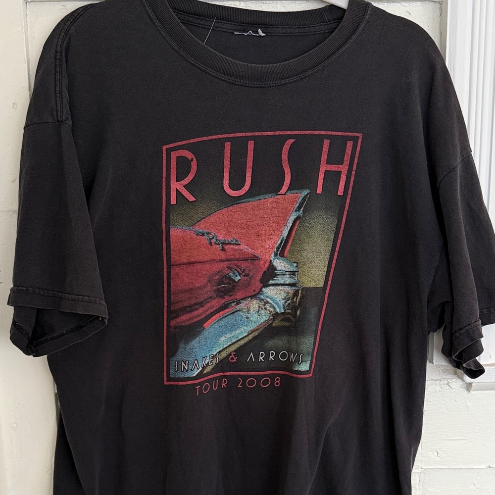 Rush 2008 Snakes and Arrows Concert Tour T-shirt